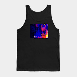 Polyamory Pride Rough Crisscross Paint Tank Top